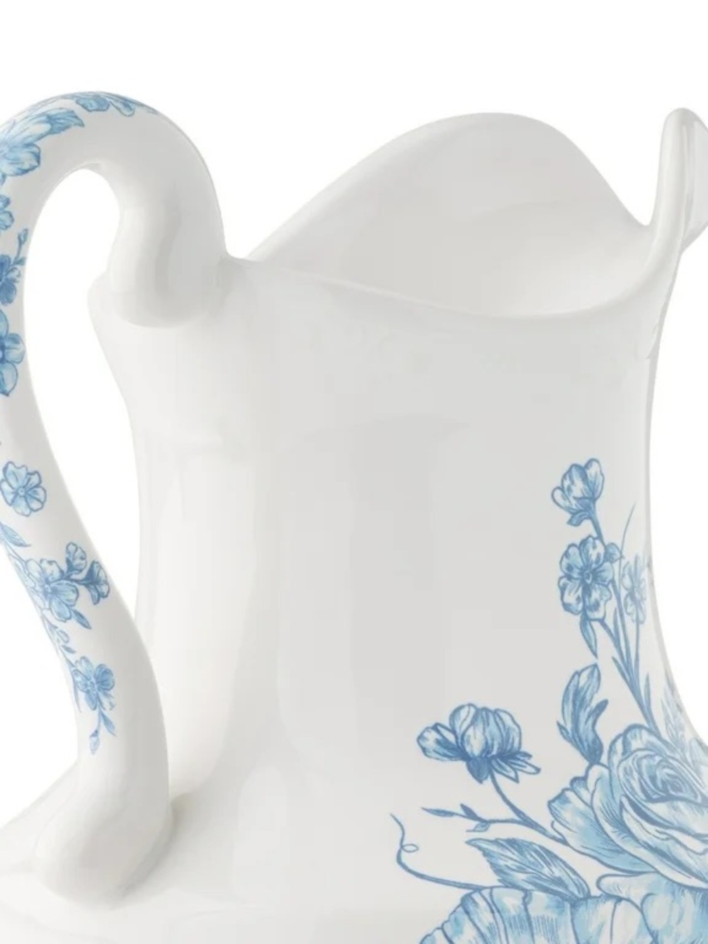🩷 New Pioneer Woman Blue Agatha Stoneware Ice Tea/Water Pitcher - Picture 8 of 10